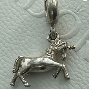 Pandora two tone unicorn charm
